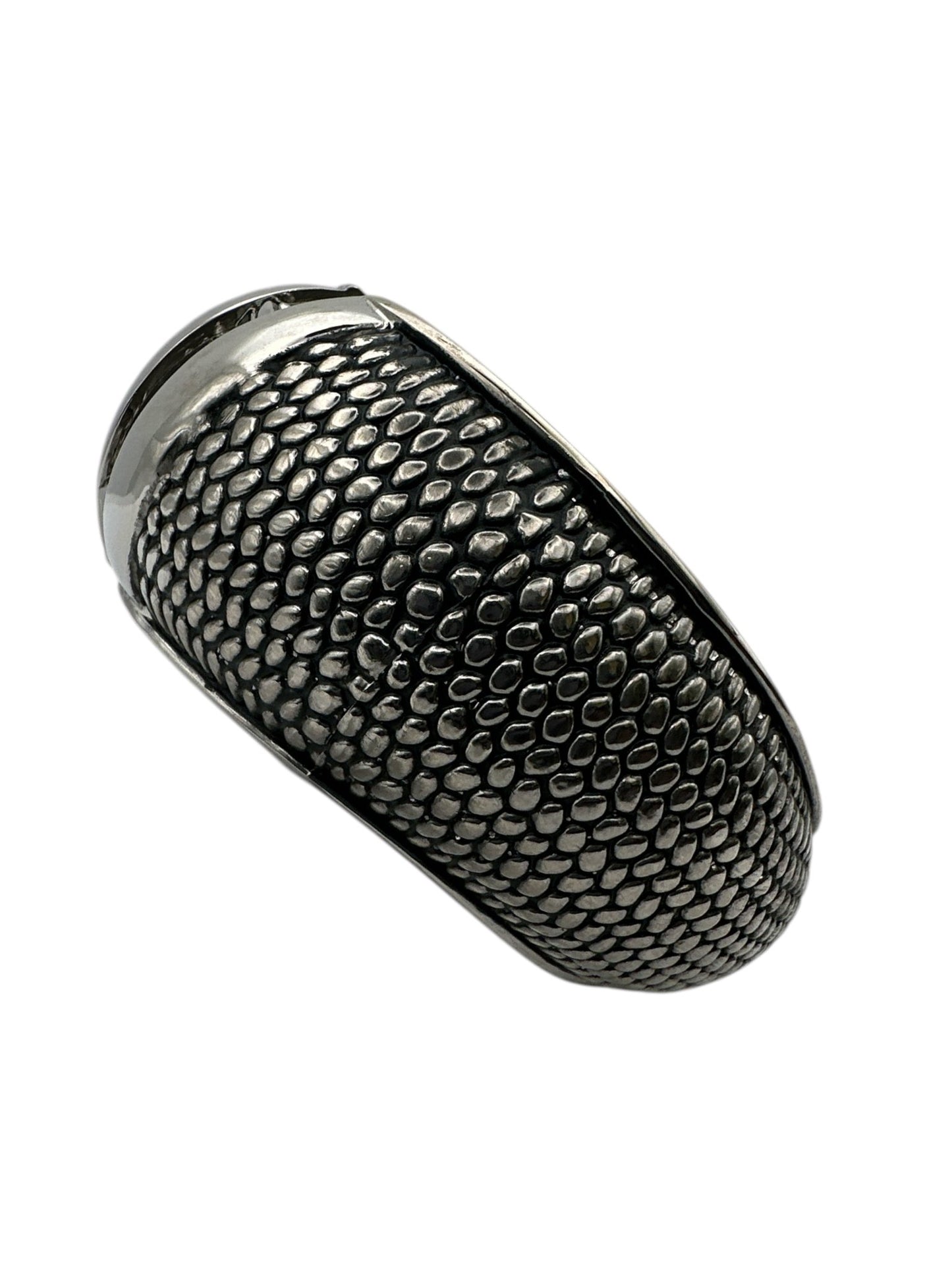Statement Cuff Bangles – Textured Silver & Gold Bracelets - Fatisha Boutique