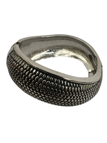 Statement Cuff Bangles – Textured Silver & Gold Bracelets - Fatisha Boutique
