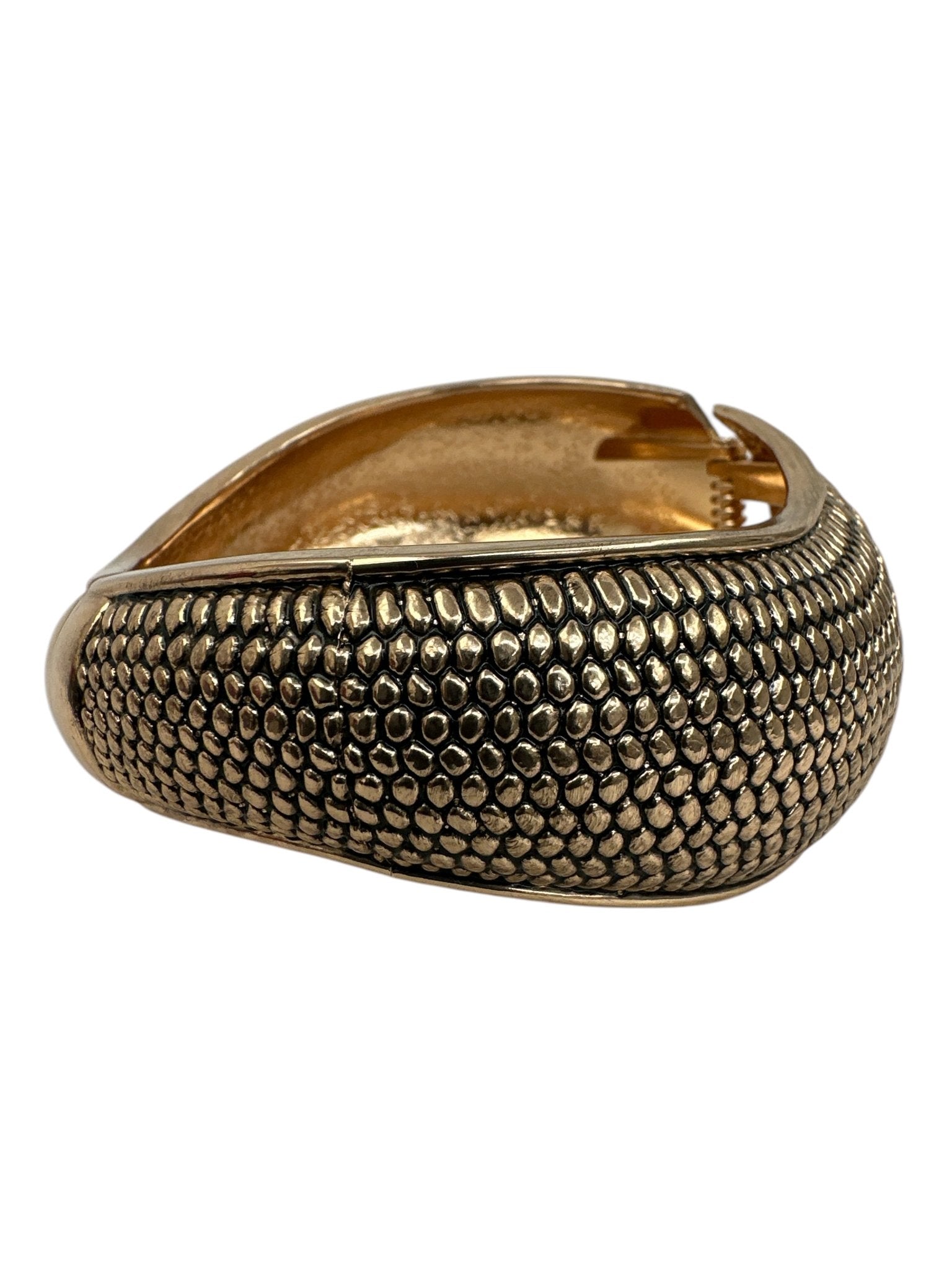 Statement Cuff Bangles – Textured Silver & Gold Bracelets - Fatisha Boutique