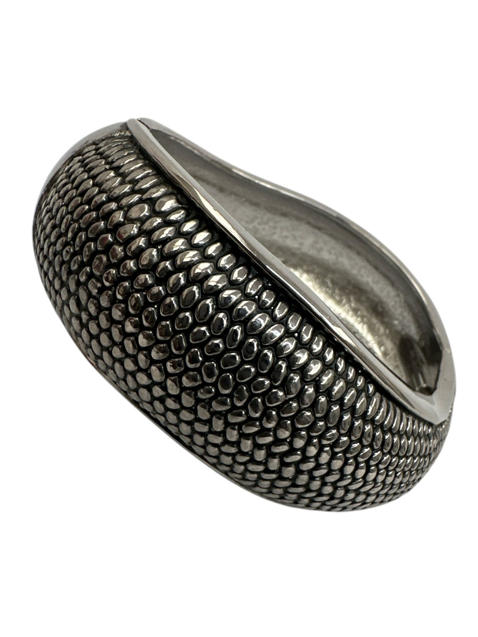 Statement Cuff Bangles – Textured Silver & Gold Bracelets - Fatisha Boutique