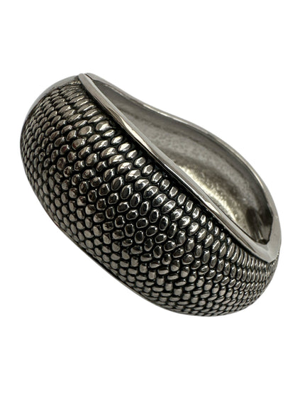 Statement Cuff Bangles – Textured Silver & Gold Bracelets - Fatisha Boutique