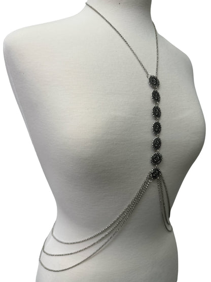 Tassels Boho Middle Metal Disc Statement Chain Body Jewellery - Fatisha Boutique