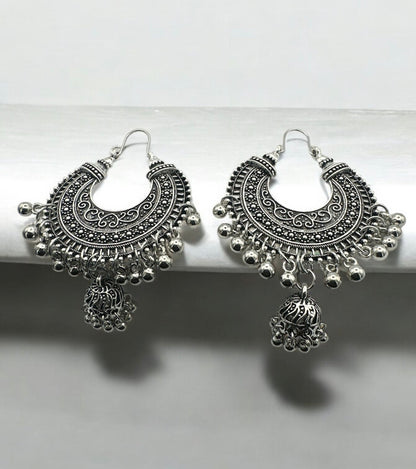 Vintage Antique Boho Jhumka Dangle EthnicEarrings - Fatisha Boutique