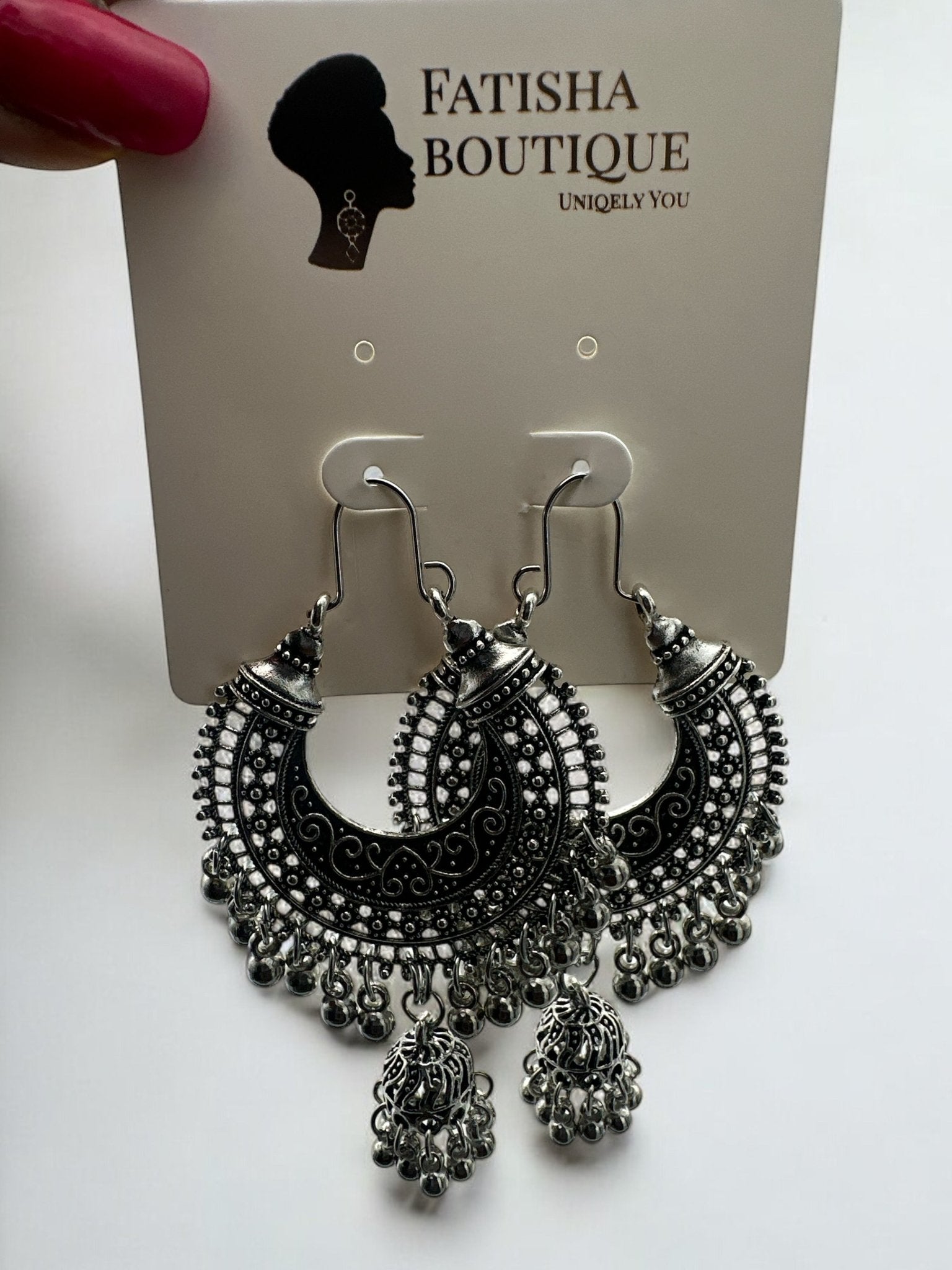 Vintage Antique Boho Jhumka Dangle EthnicEarrings - Fatisha Boutique