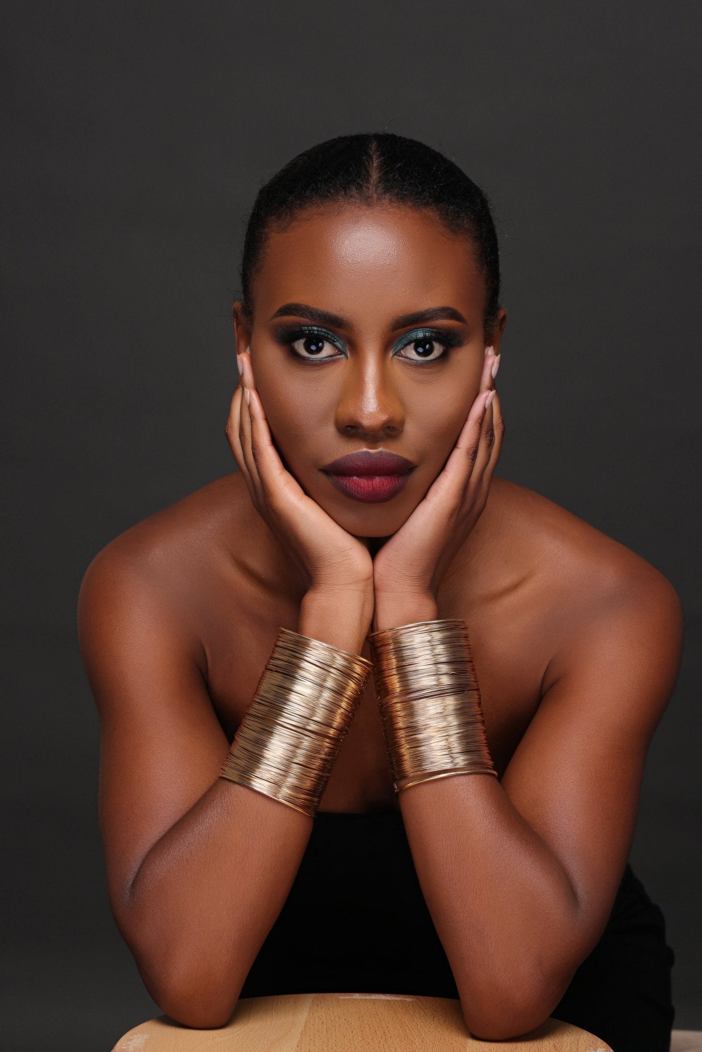 Wide Wire Cuff Bangles - Gold & Silver Statement Bracelets - Fatisha Boutique