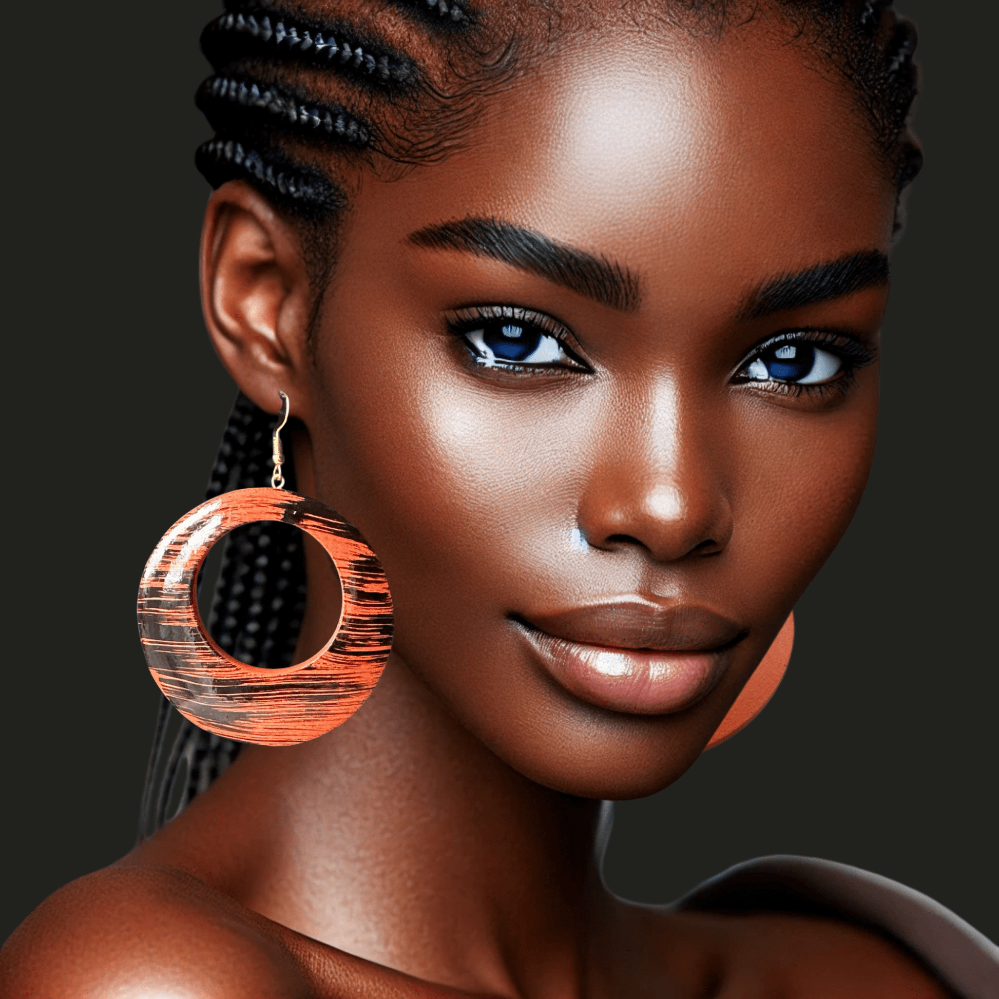 Wooden Dangle Ethnic Earrings - Fatisha Boutique
