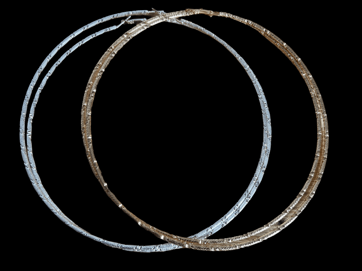 14CM Oversized Statement Hoop Earrings - Fatisha Boutique