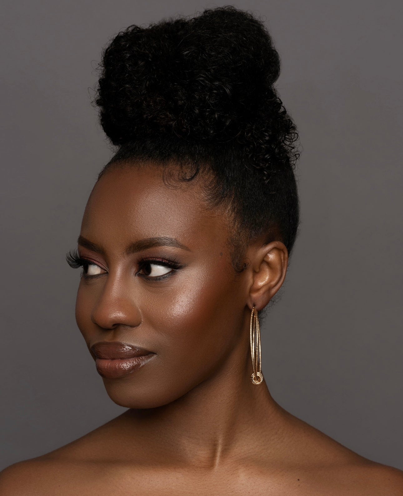6CM Double Circles Statement Hoop Earrings - Fatisha Boutique