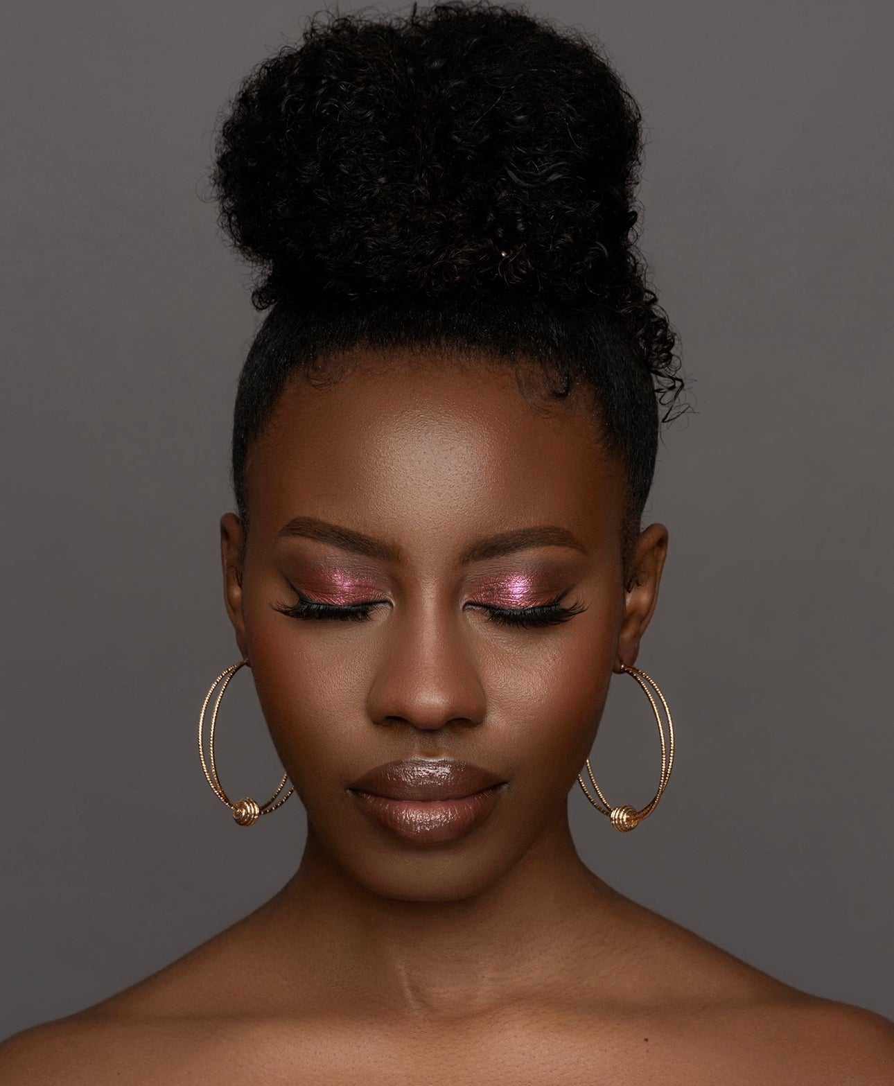 6CM Double Circles Statement Hoop Earrings - Fatisha Boutique