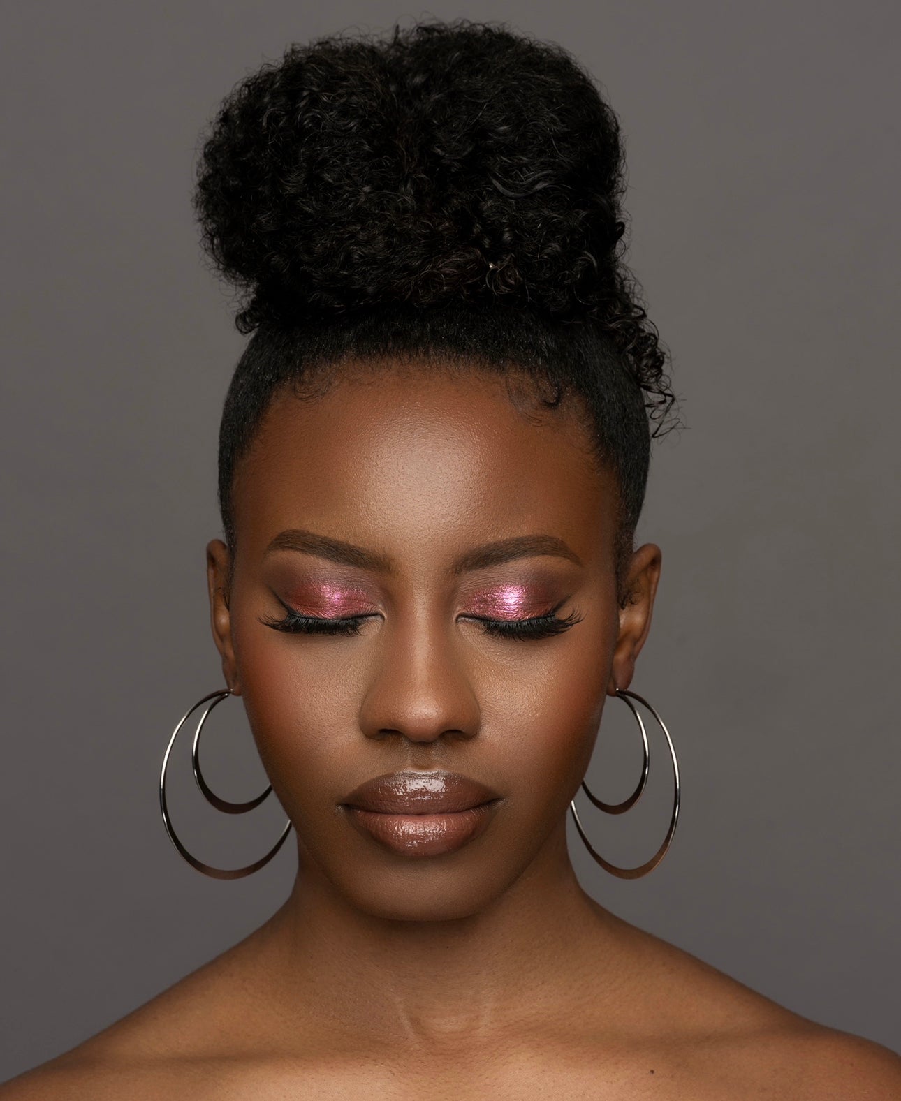 7CM Double Circles Statement Hoop Earrings - Fatisha Boutique