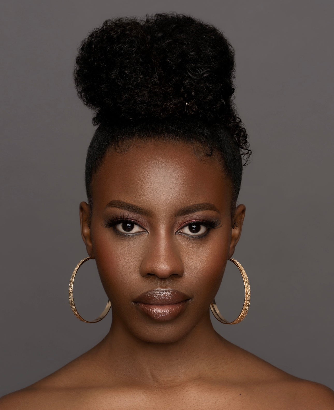 7CM Double Circles Statement Hoop Earrings - Fatisha Boutique