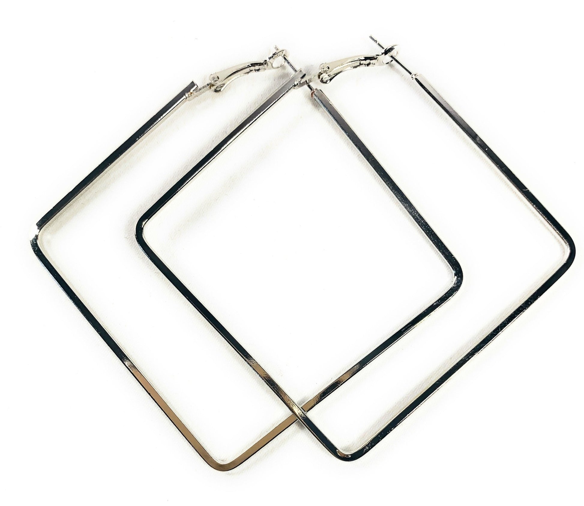 8CM Medium Square Hoop Earrings - Fatisha Boutique