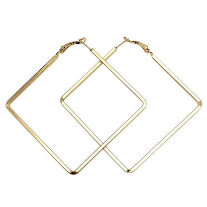 8CM Medium Square Hoop Earrings - Fatisha Boutique