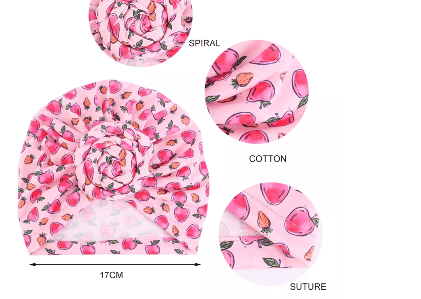 Babies Pre Tied Stretchable Turban Caps - Fatisha Boutique