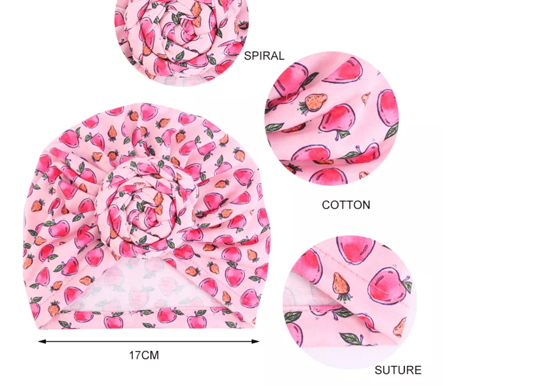 Babies Pre Tied Stretchable Turban Caps - Fatisha Boutique