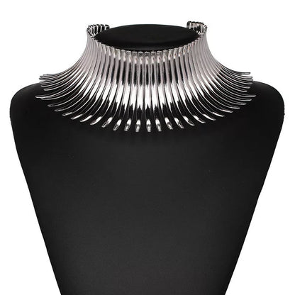Beautiful And Elegant Statement Tribal Collar Choker Necklaces - Fatisha Boutique
