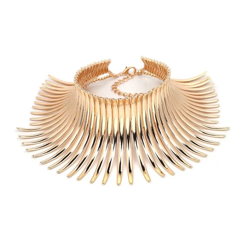 Beautiful And Elegant Statement Tribal Collar Choker Necklaces - Fatisha Boutique