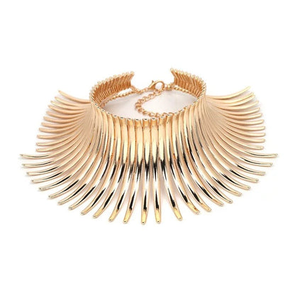 Beautiful And Elegant Statement Tribal Collar Choker Necklaces - Fatisha Boutique