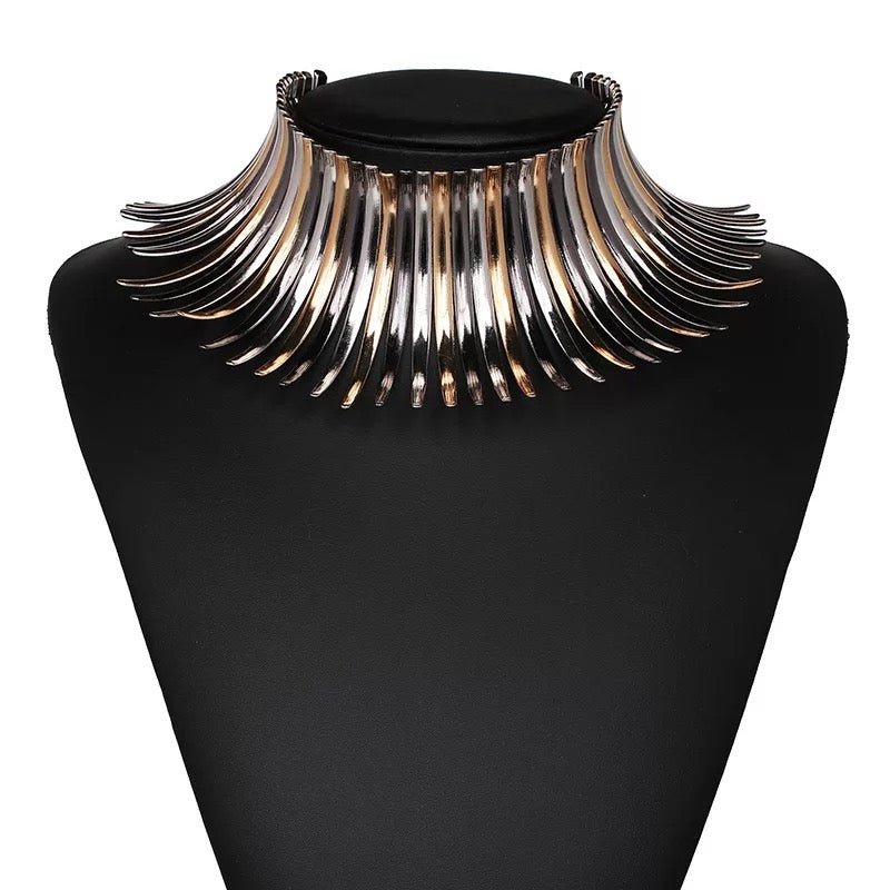 Beautiful And Elegant Statement Tribal Collar Choker Necklaces - Fatisha Boutique