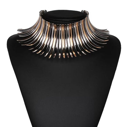 Beautiful And Elegant Statement Tribal Collar Choker Necklaces - Fatisha Boutique