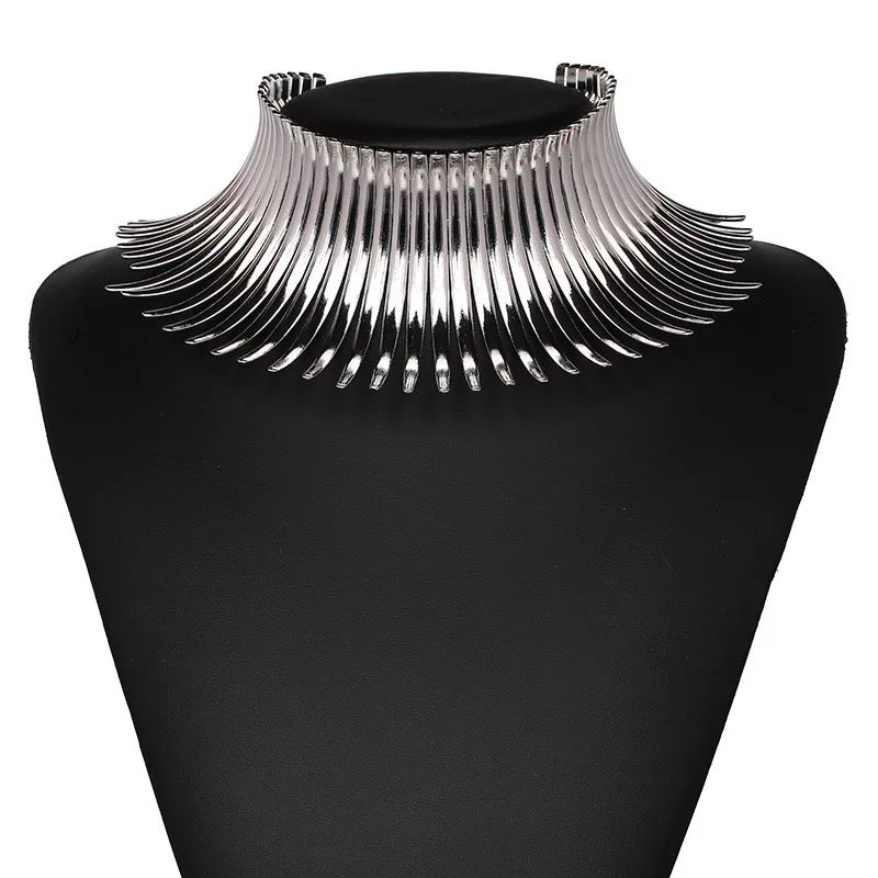 Beautiful And Elegant Statement Tribal Collar Choker Necklaces - Fatisha Boutique