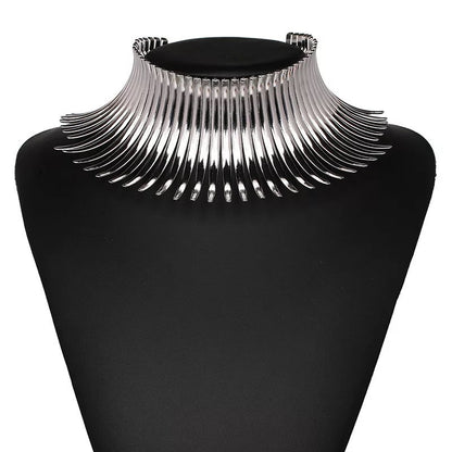 Beautiful And Elegant Statement Tribal Collar Choker Necklaces - Fatisha Boutique