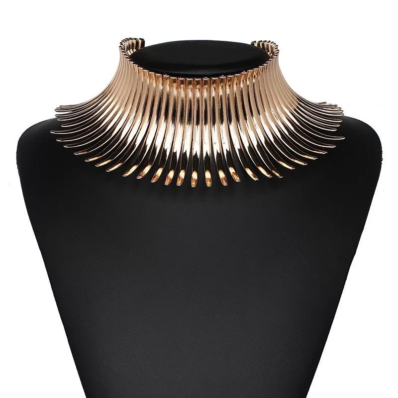 Beautiful And Elegant Statement Tribal Collar Choker Necklaces - Fatisha Boutique