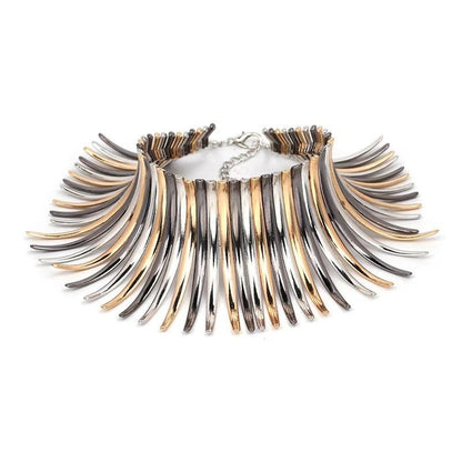 Beautiful And Elegant Statement Tribal Collar Choker Necklaces - Fatisha Boutique