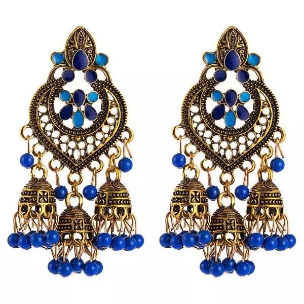 Bohemian Beaded Tassel Retro Tribal Dangle Earrings - Fatisha Boutique