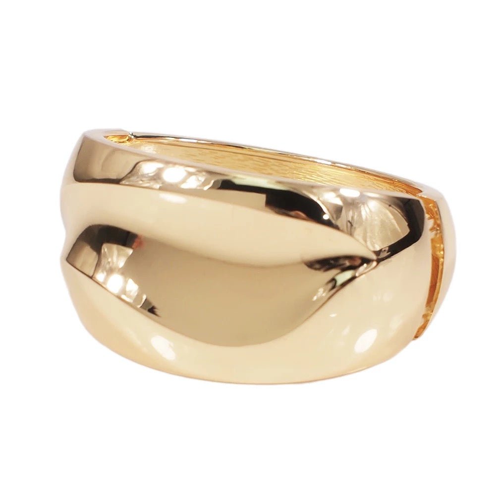 Charming Classic Medium Chunky Bangle Bracelet Cuff - Fatisha Boutique
