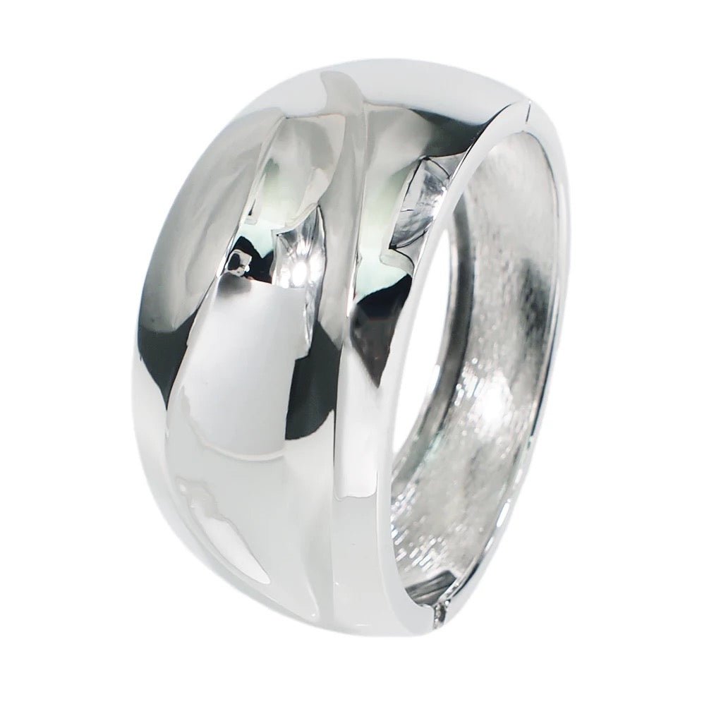 Charming Classic Medium Chunky Bangle Bracelet Cuff - Fatisha Boutique