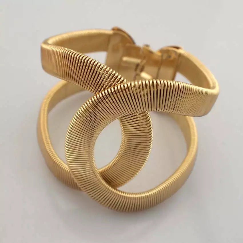 Charming Classic Style Punk Bangle Bracelet Cuff - Fatisha Boutique