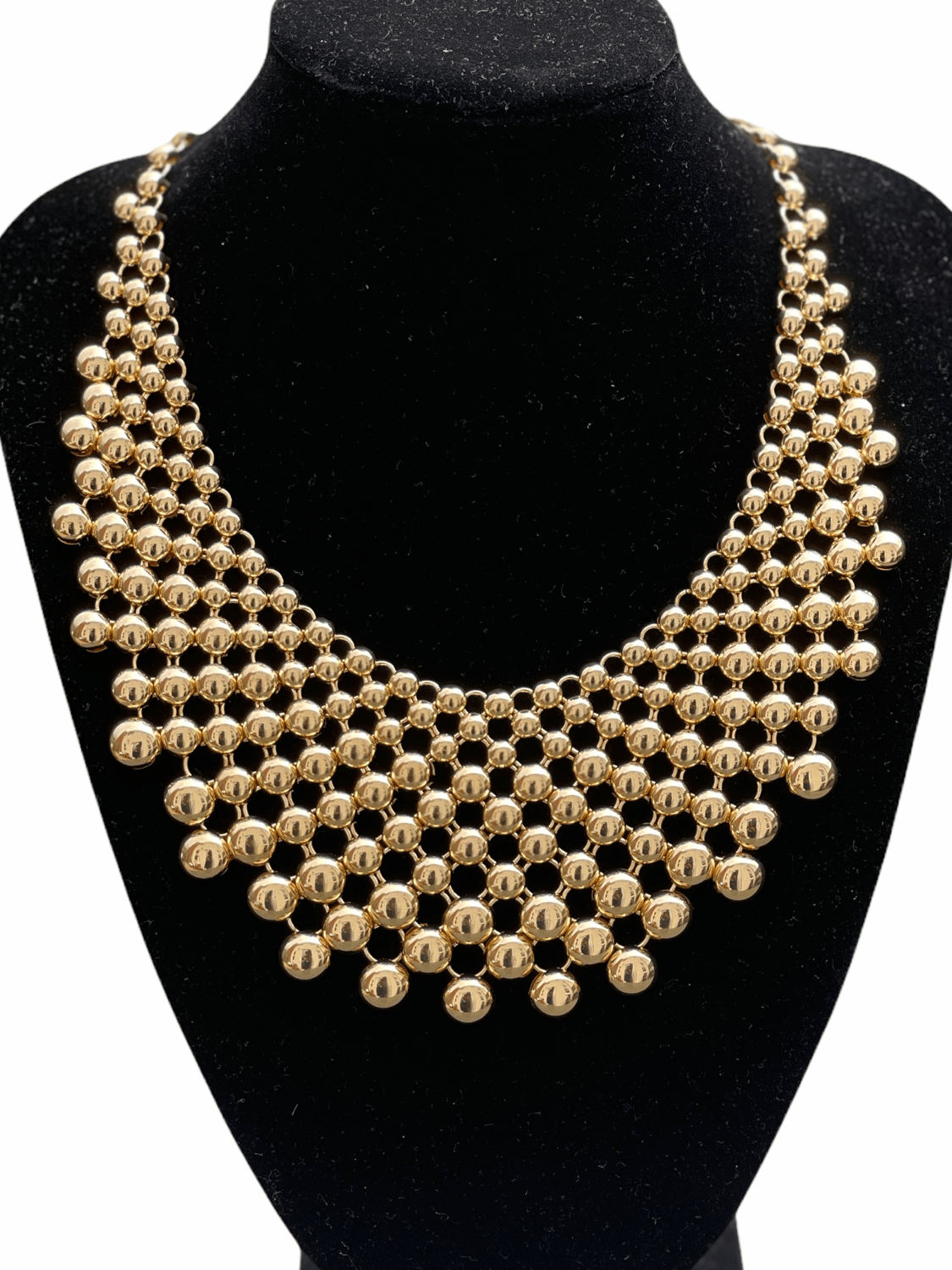 Collar Beaded Bib Statement Choker Necklace - Fatisha Boutique