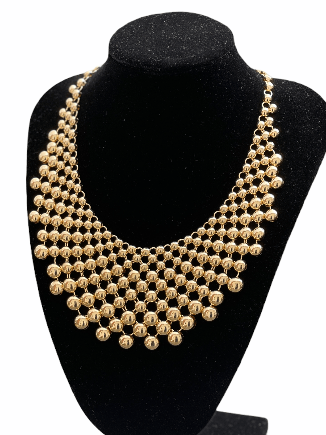 Collar Beaded Bib Statement Choker Necklace - Fatisha Boutique