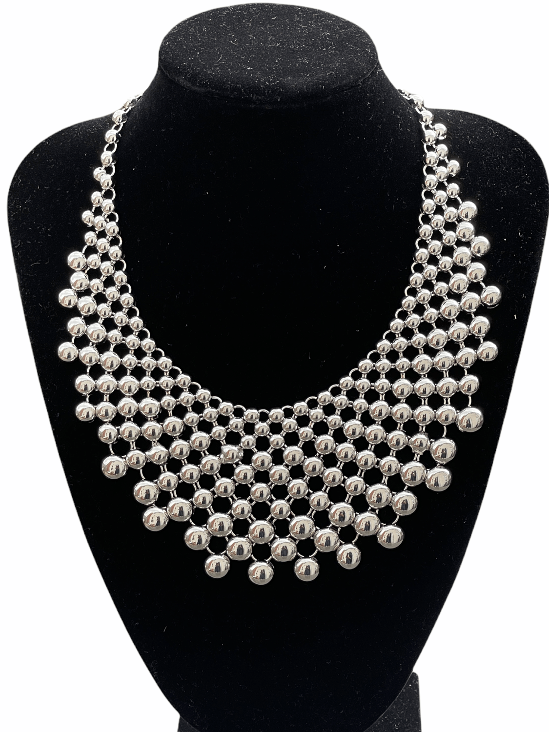 Collar Beaded Bib Statement Choker Necklace - Fatisha Boutique