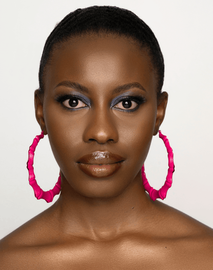 Colourful Punk Trendy Stylish Bamboo Hoop Earrings - Fatisha Boutique
