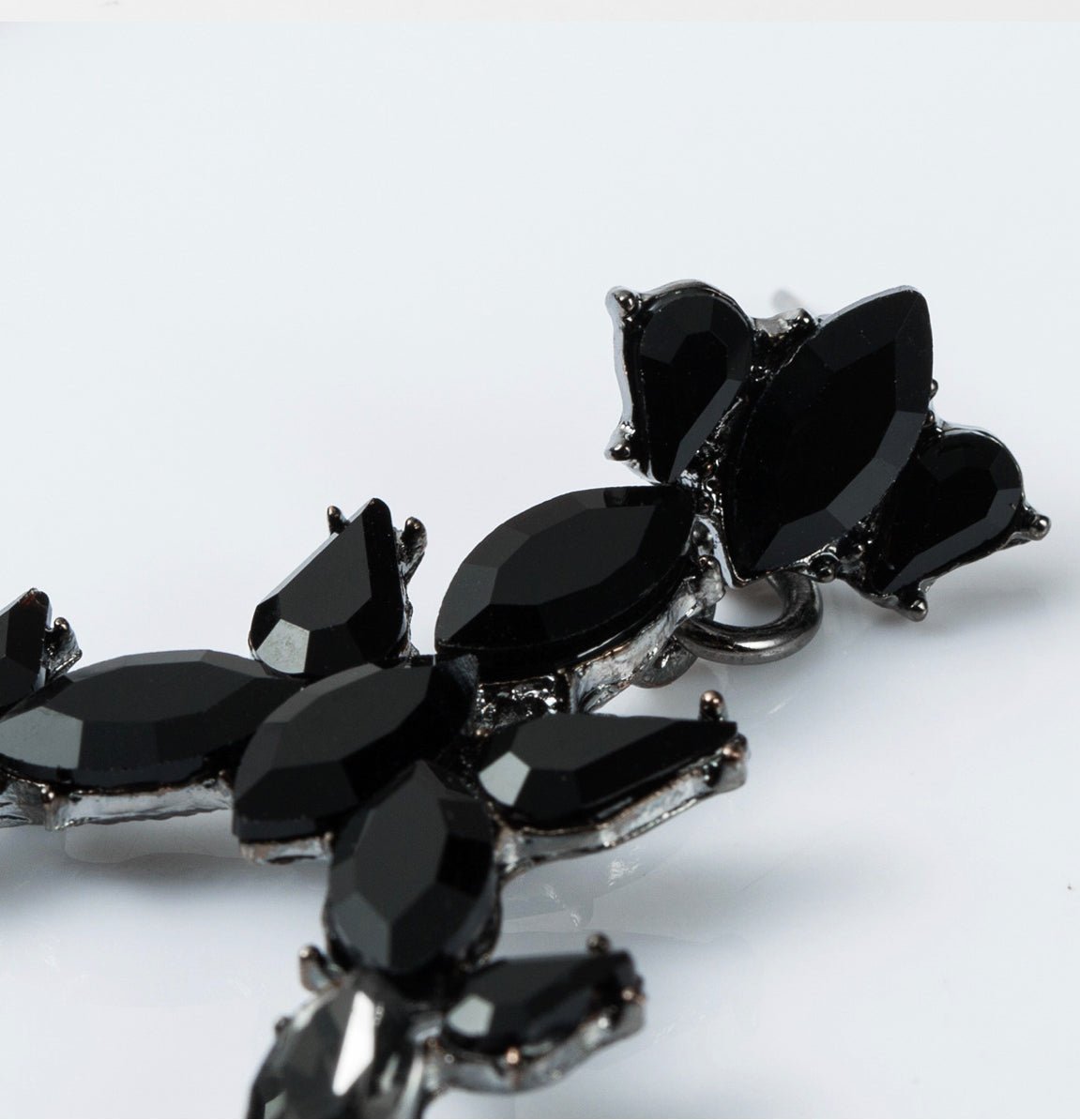 Diamante Rhinestone Sparkle Large Elegant Statement Earrings - Fatisha Boutique