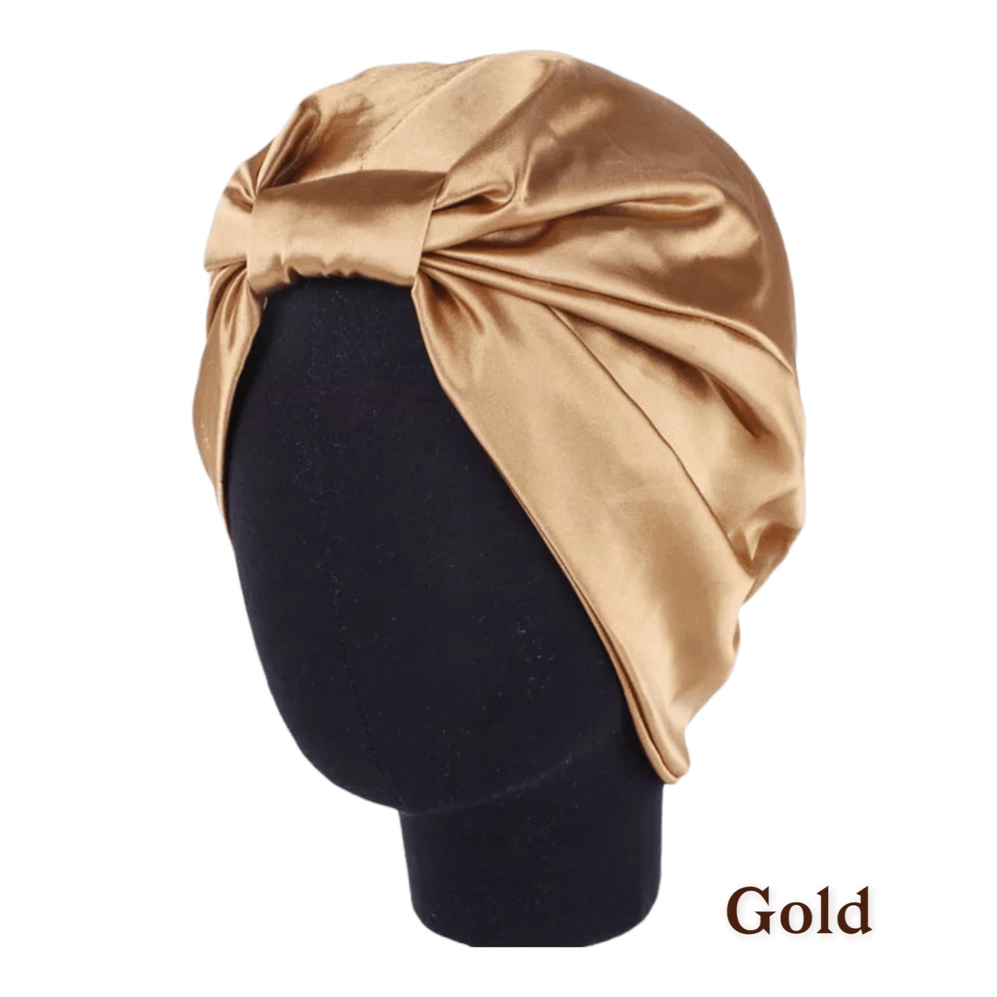 Double Layered Soft Satin Silk Ready to Wear Turban Caps - Fatisha Boutique