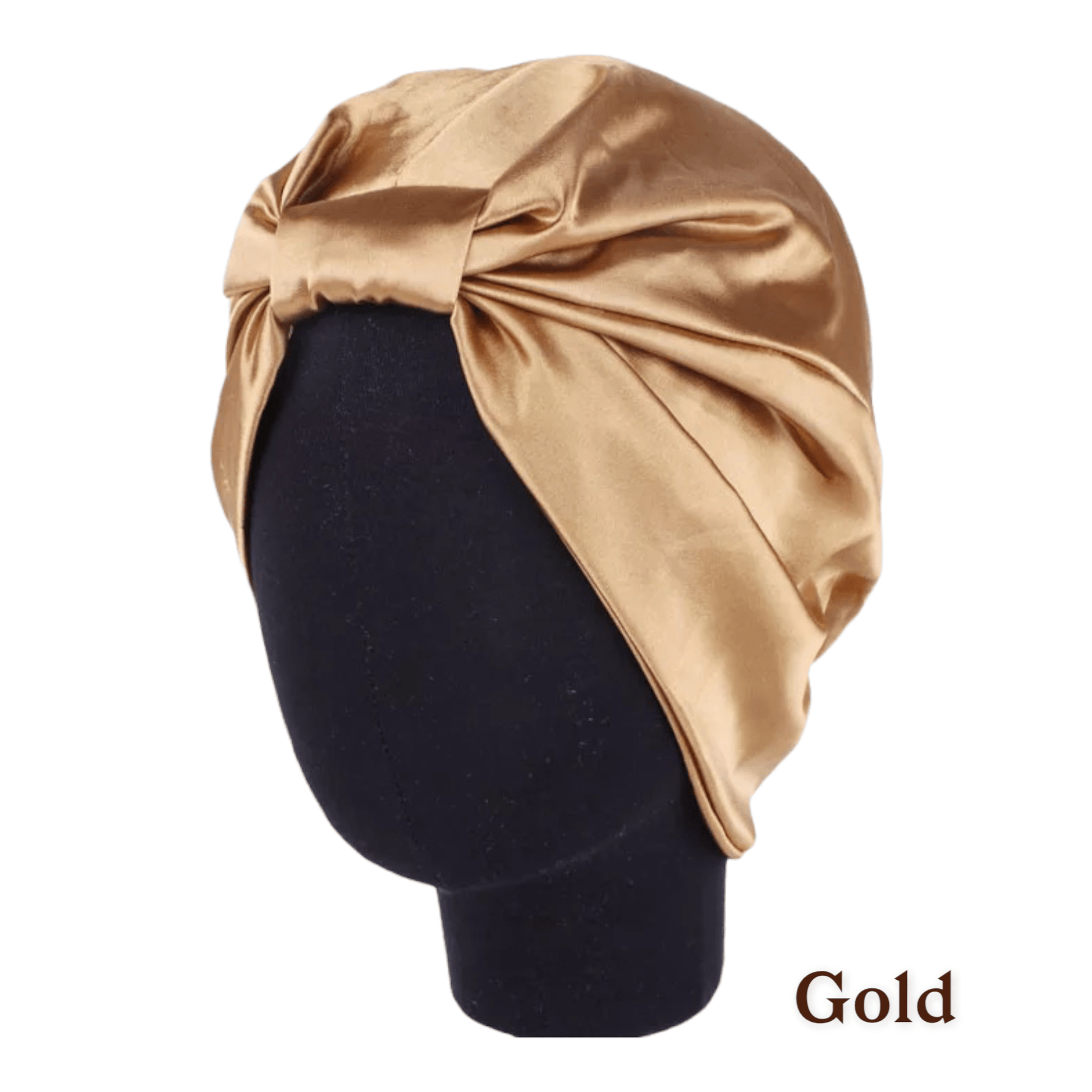 Double Layered Soft Satin Silk Ready to Wear Turban Caps - Fatisha Boutique