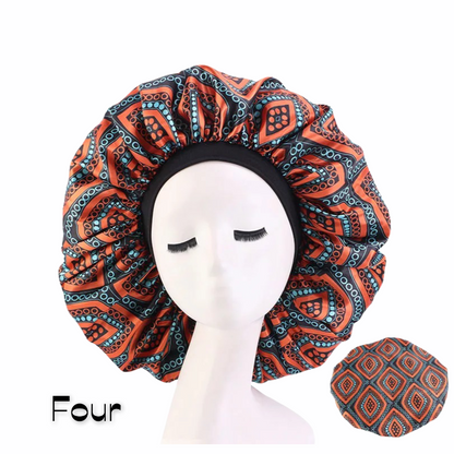 Extra Extra Large Satin Silk Bonnet Caps