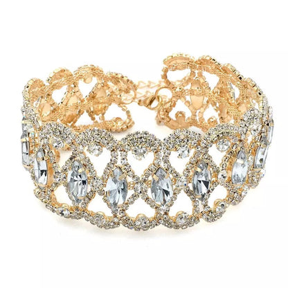 Sparkling Rhinestones Crystal Choker Necklaces