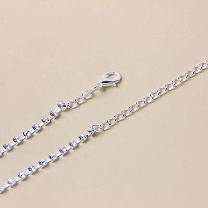 1 Piece Crystal Rhinestone Barefoot Sandals Beach Jewellery Toe Anklet B