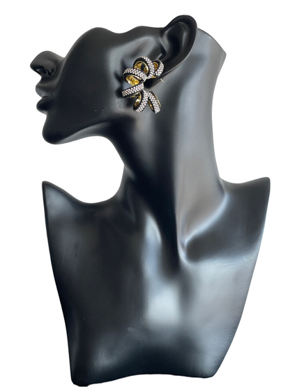 Gorgeous Crystal Rhinestones Statement Stud Earrings