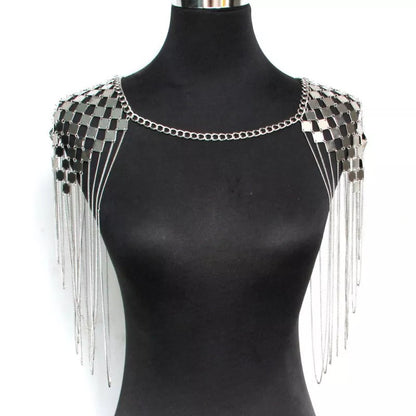 Boho Shoulder Statement Tassel Chain Body Jewellery