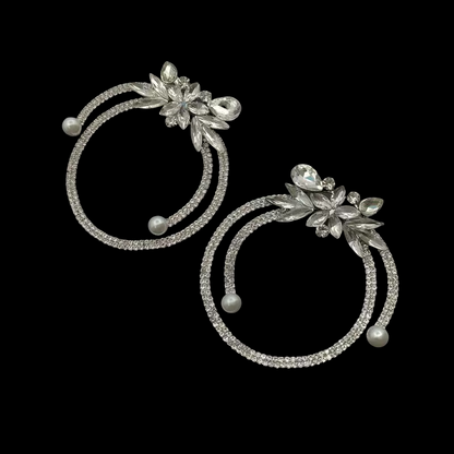Gorgeous Crystal Rhinestones Statement Stud Earrings