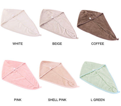 Microfiber Hair Wrap Towel Turbans