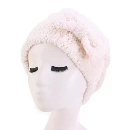 Microfiber Hair Drying Bow Towel Caps