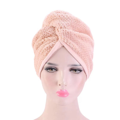 Microfiber Hair Wrap Towel Turbans