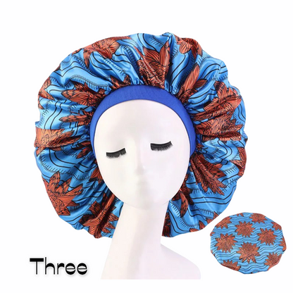 Extra Extra Large Satin Silk Bonnet Caps