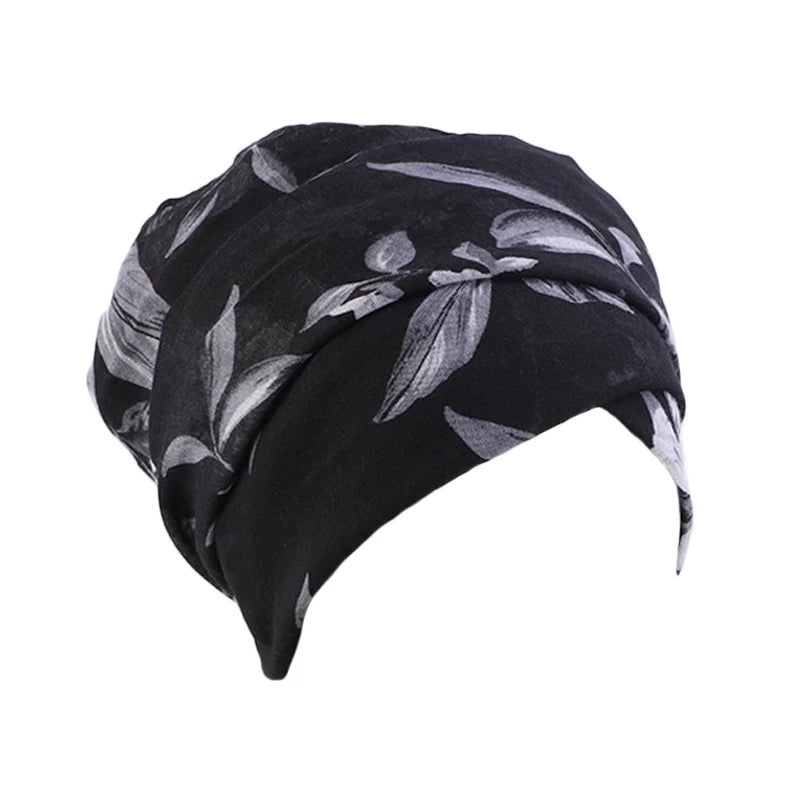 Lightweight Viscose Floral printed Fabric Turban Shawl Scarves Head Wraps
